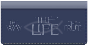 He Is Checkbook Cover